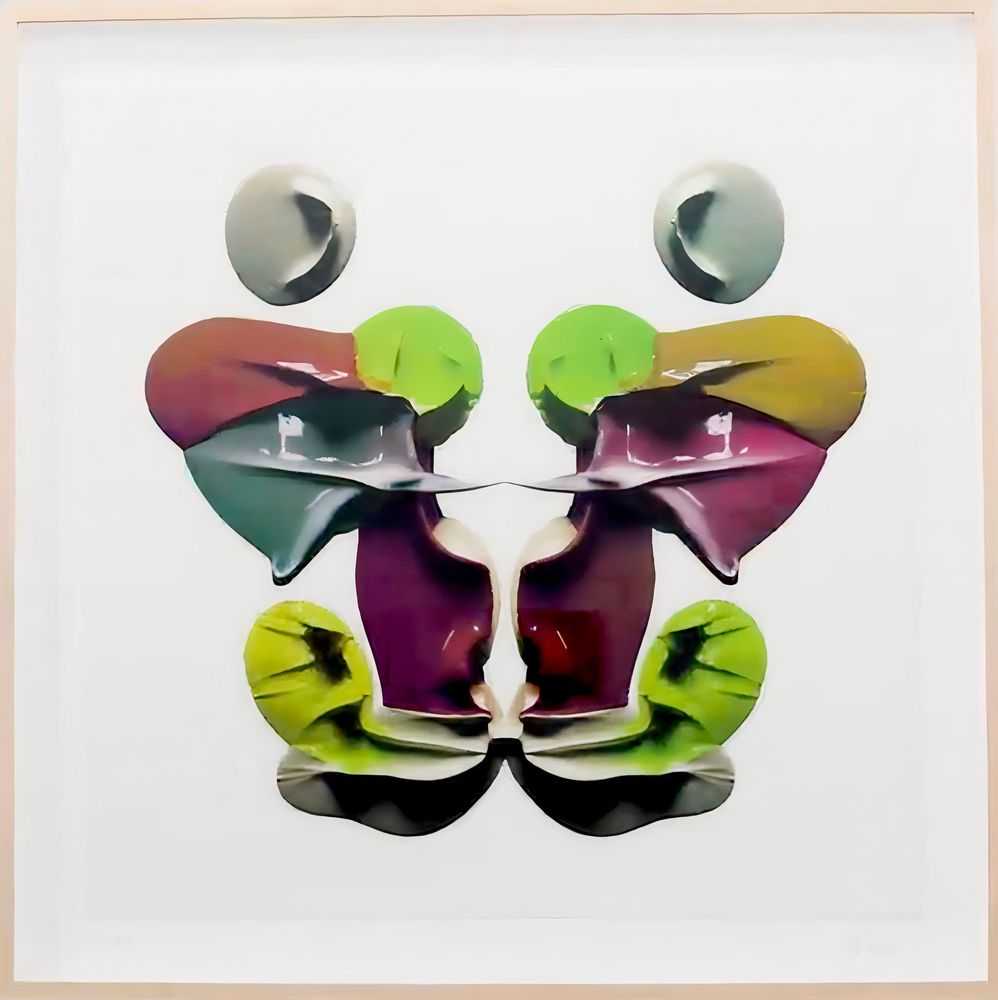 CJ Hendry, ‘Rorschach Card VI’, 2019, Print, 3-layer lenticular lens print, Self-released, Numbered, Framed
