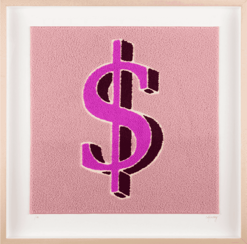 CJ Hendry, ‘Smackeroonies’, 12-11-2020, Print, Chenille patche (fabric tufted yarn that creates a 3D effect), Self-released, Numbered, Framed