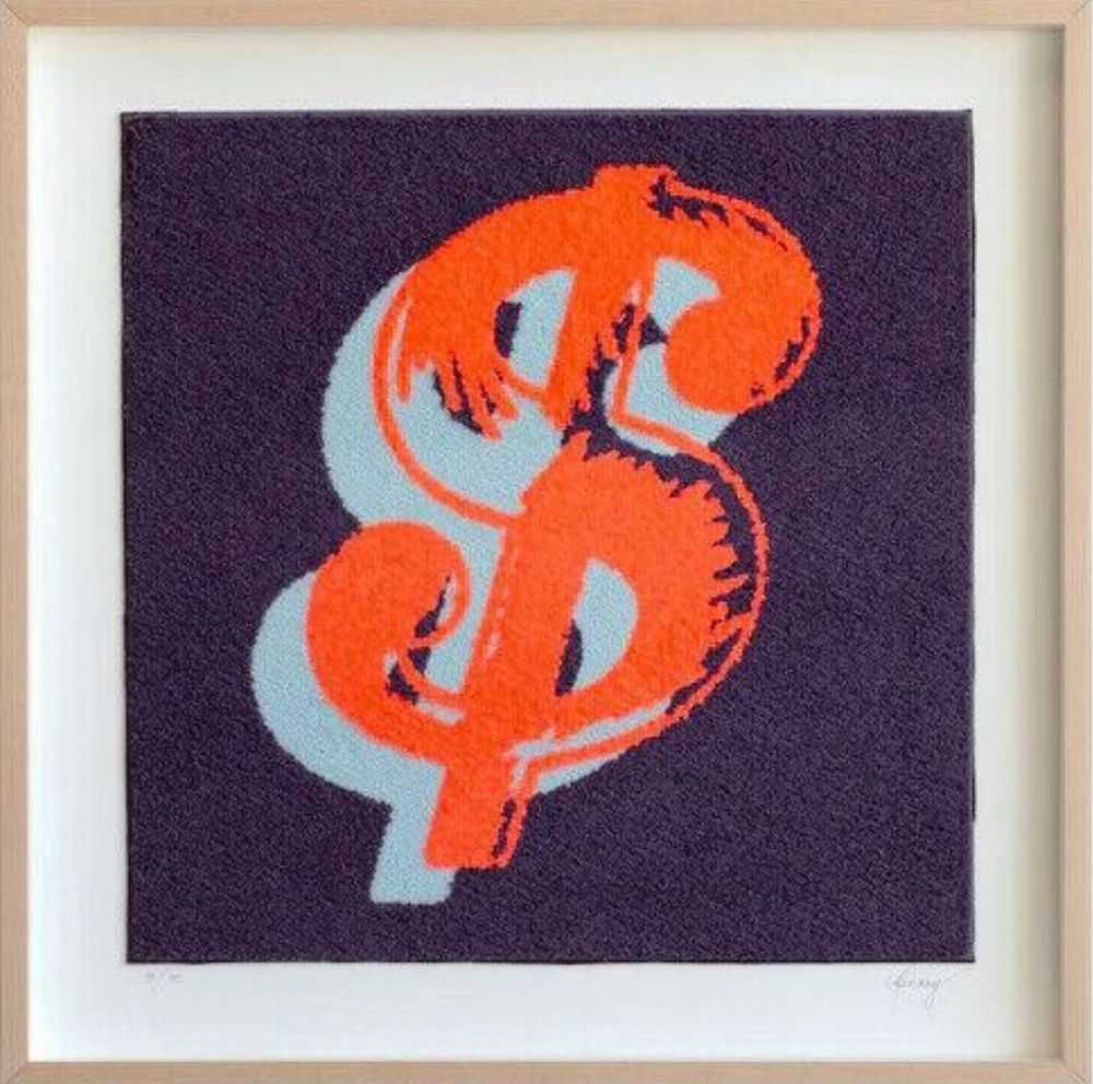 CJ Hendry, ‘Spondoolies’, 12-11-2020, Print, Chenille patche (fabric tufted yarn that creates a 3D effect), Self-released, Numbered, Framed