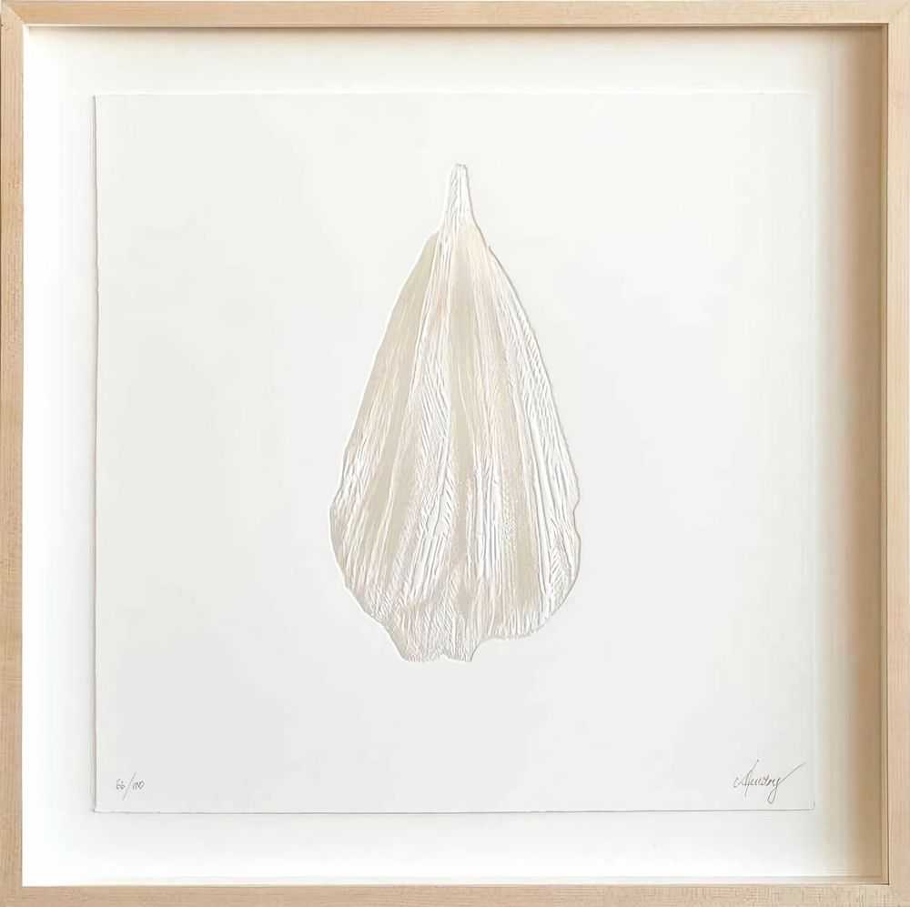 CJ Hendry, ‘Sunflower’, 10-04-2020, Print, Pearl color heat press on 4ply 100% cotton acid free paper, Self-released, Numbered, Framed