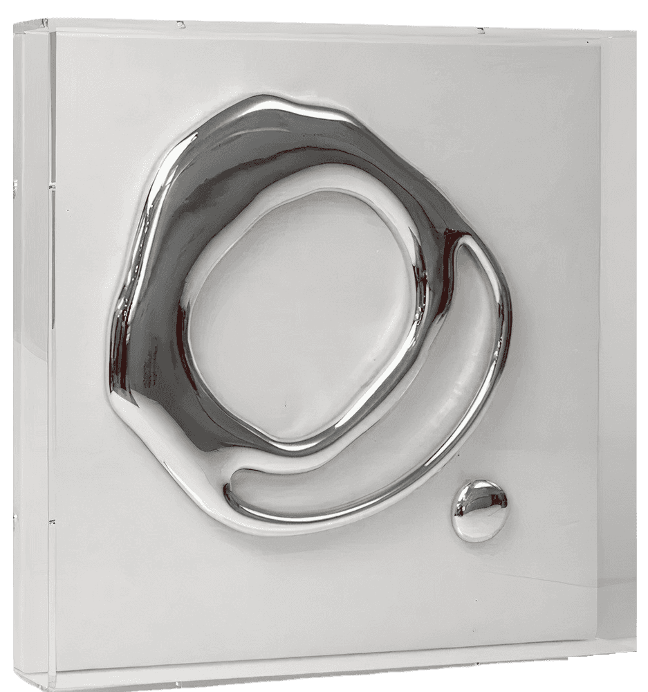 CJ Hendry, ‘Tophat (Sterling Series)’, 28-09-2023, Print, Electroplated resin, Self released, Numbered, Framed