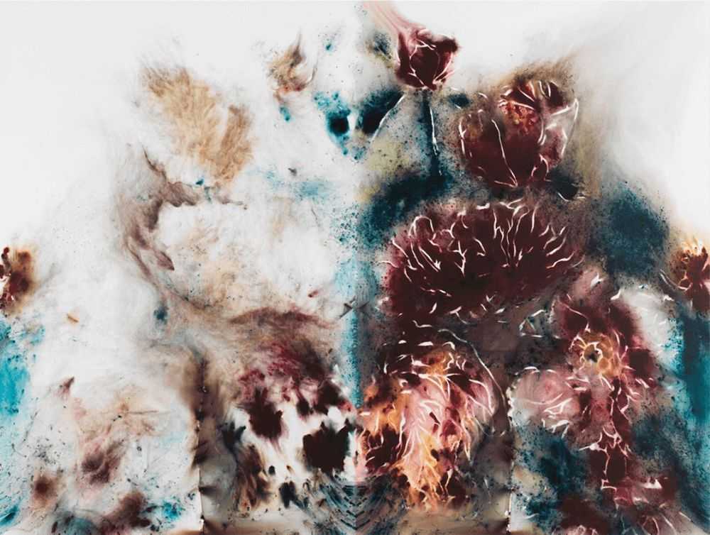 Cai Guo-Qiang, ‘Yin Yang Peonies’, 01-05-2019, Print, Combines pigment print techniques with screenprint on Somerset Satin 410gsm paper, Avant Arte, Numbered