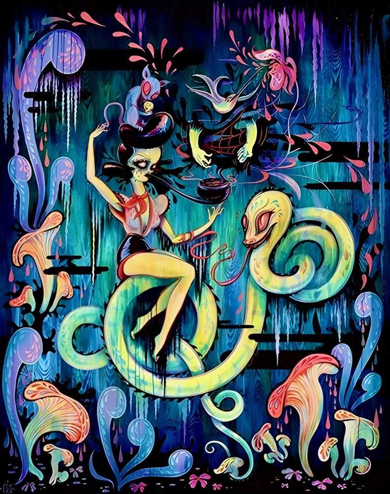 Camille Rose Garcia, ‘Hello, Orpheus’, 13-06-2014, Print, Giclee Print, Self Released, Numbered