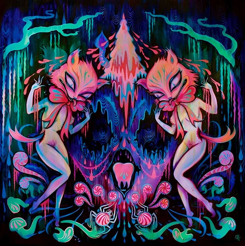 Camille Rose Garcia, ‘Night At Candy Manor’, 13-07-2016, Print, Giclee Print, Corey Helford Gallery, Numbered, Handfinished