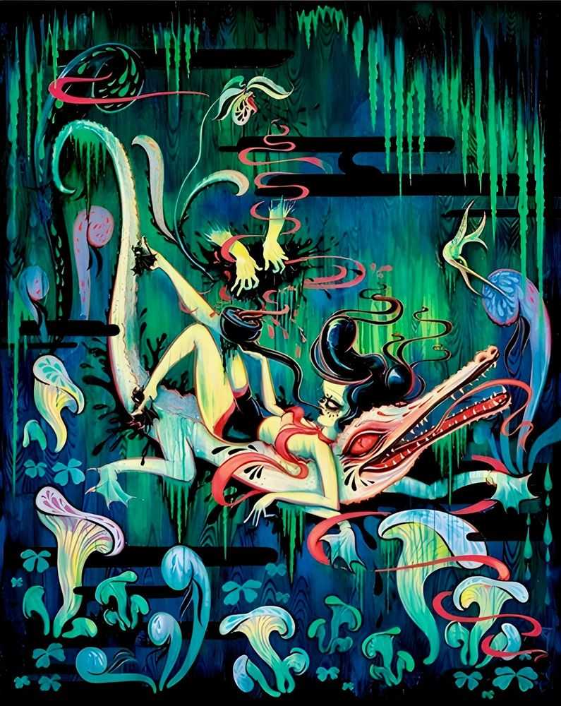 Camille Rose Garcia, ‘The Ghost Of G Sharp 7’, 23-01-2015, Print, Giclee Print, Self Released, Numbered
