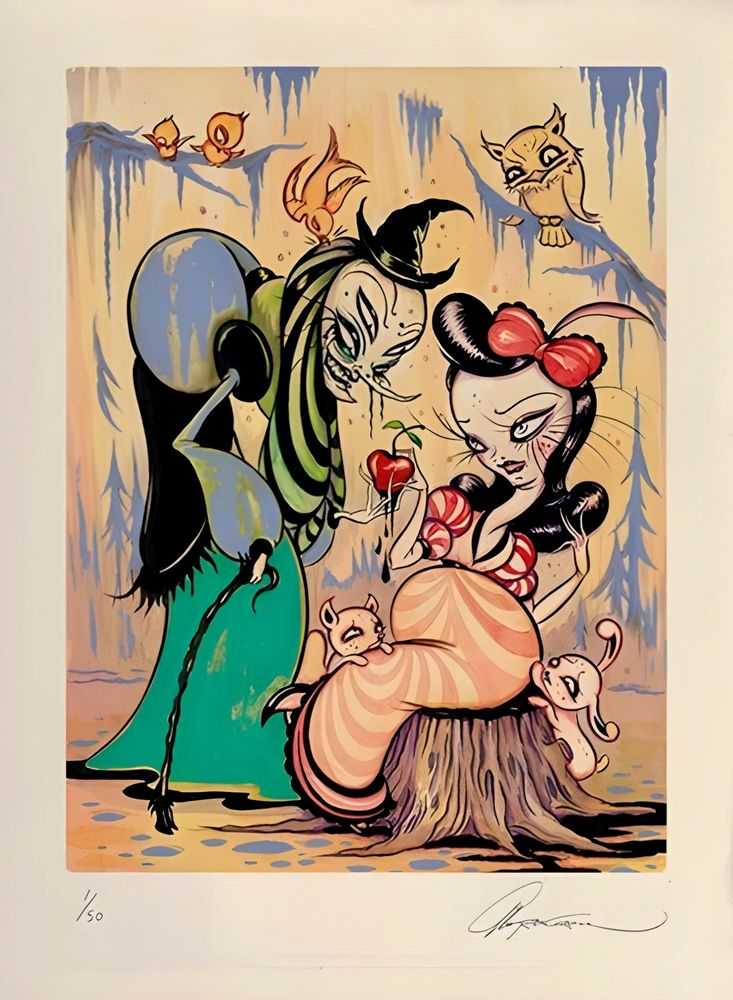 Camille Rose Garcia, ‘The Poisoned Apple’, 28-03-2012, Print, Giclee Print, Self Released, 