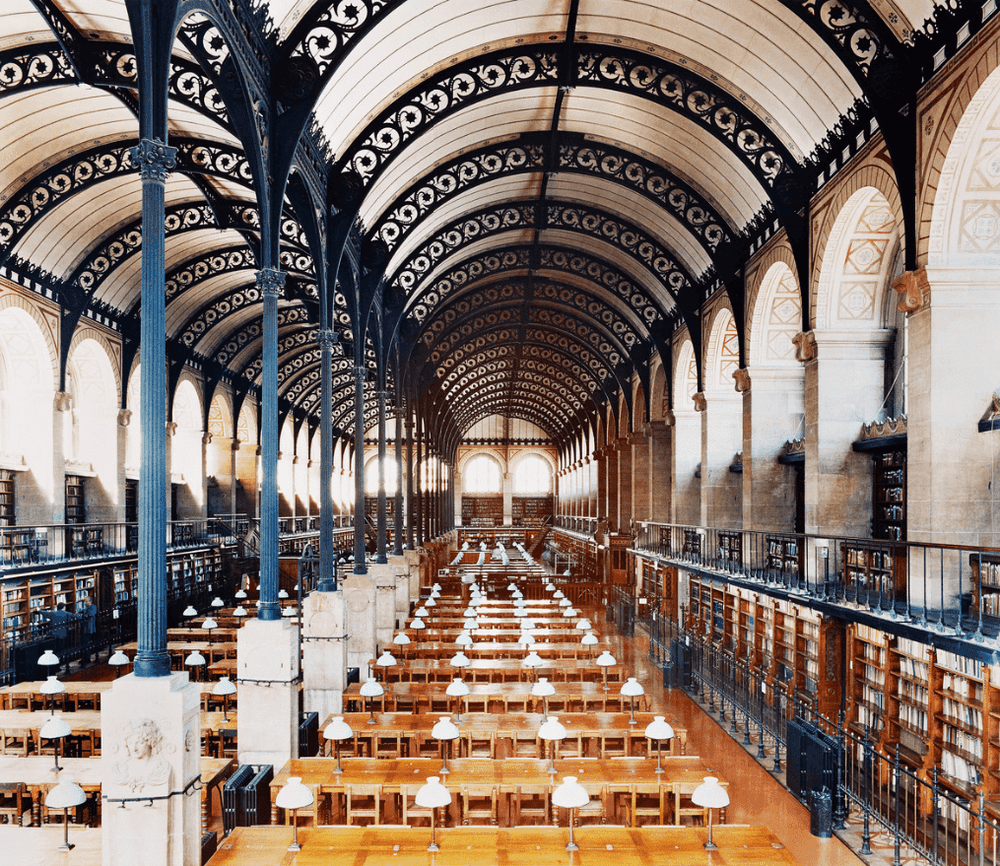 Candida Höfer, ‘Bibliothèque Sainte-Geneviève Paris II’, 1997, Print, C-Print, null, 