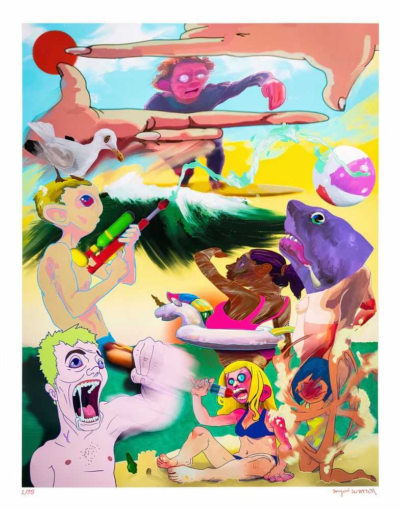 Canyon Castator, ‘A Clean Break’, 2020, Print, Screenprint, Carl Kostyál, Numbered