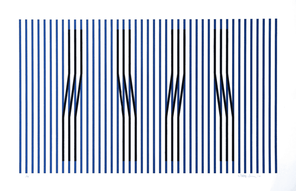 Carlos Cruz-Diez, ‘Induction du Jaune Masnou’, 2014, Print, Etching, null, Numbered