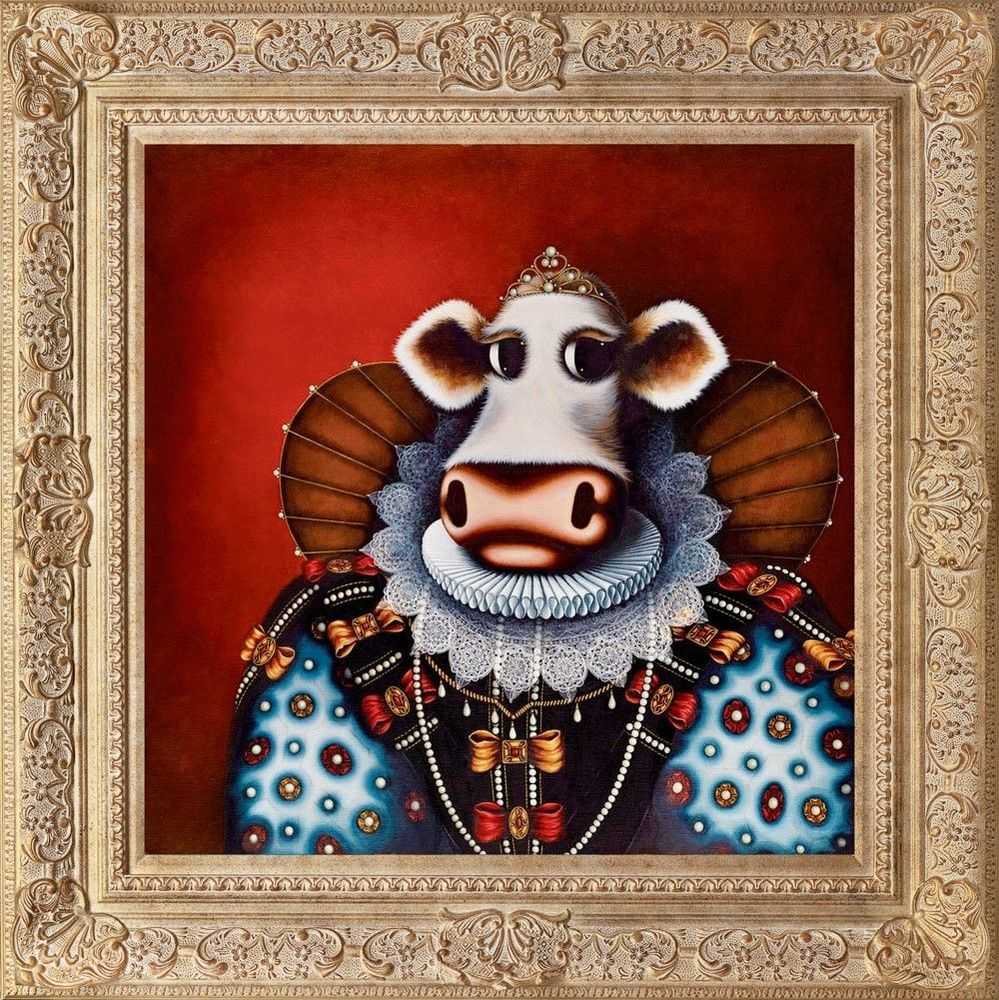 Caroline Shotton, ‘Elizabeth I (Medium)’, 2012, Print, Giclee on board, Castle Fine Art, Numbered