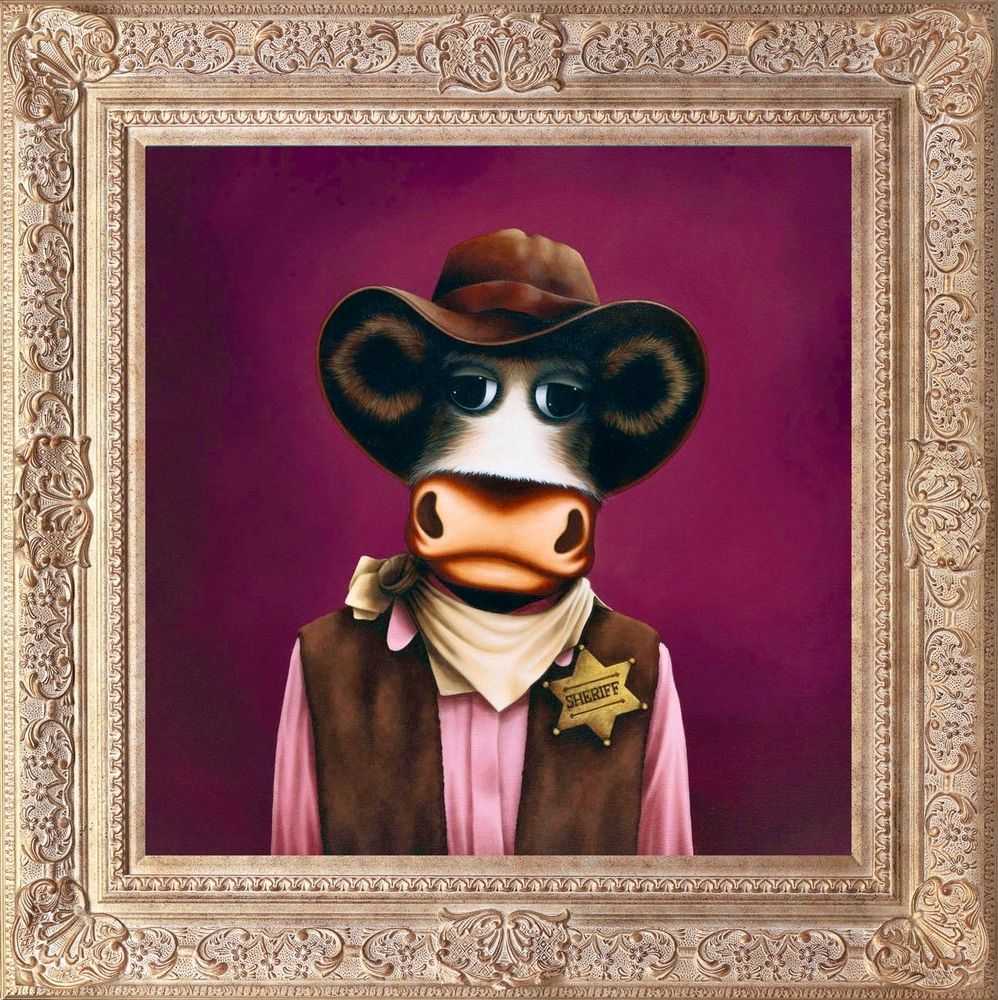 Caroline Shotton, ‘Hay Wayne’, 2013, Print, Giclee on board, Castle Fine Art, Numbered