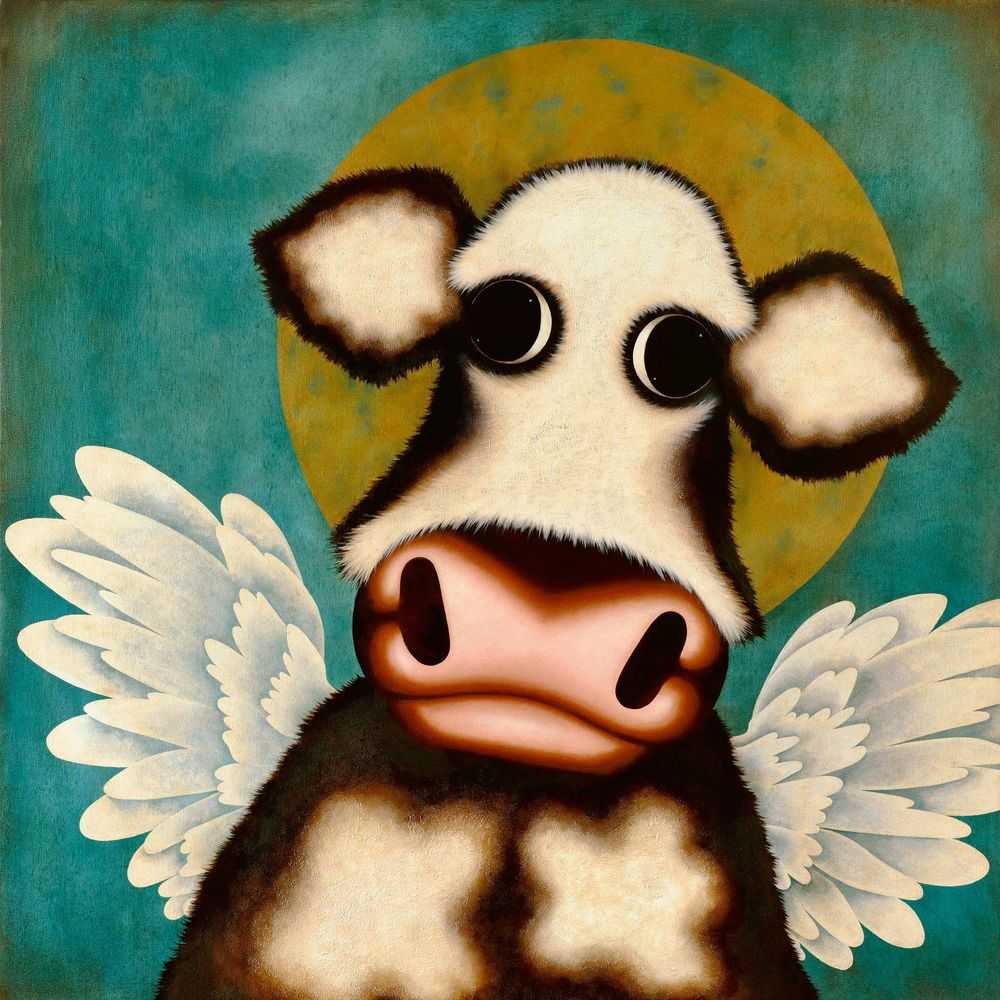 Caroline Shotton, ‘Holy Cow’, 2015, Print, Fine art print, Castle Fine Art, Numbered