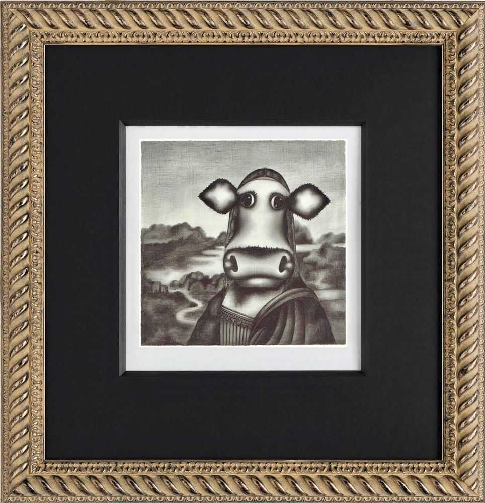 Caroline Shotton, ‘Study Of The Moona Lisa’, 2012, Print, Giclee on paper, Castle Fine Art, Numbered, Framed