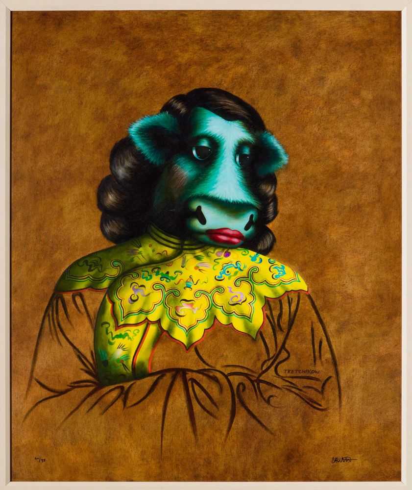 Caroline Shotton, ‘Tretchikow’, 2022, Print, Fine art print, Castle Fine Art, Numbered, Framed