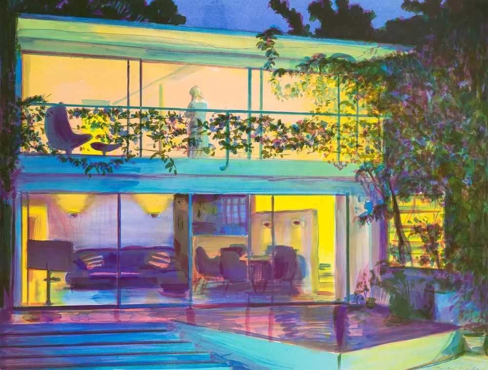 Caroline Walker, ‘Vigiln (Sunset Portfolio)’, 2018, Print, Lithograph on paper, Anat Ebgi Gallery, Numbered