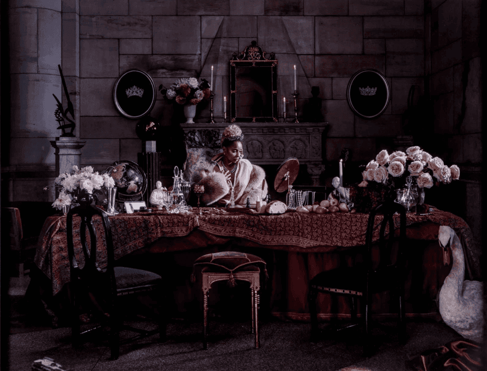 Carrie Mae Weems, ‘Queen B’, 2019, Print, Archival digital print, Lisa Ivorian, Numbered