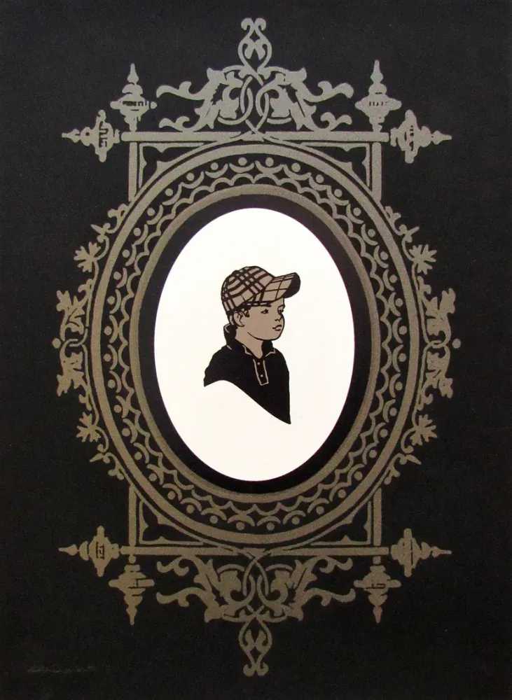 Ceal Warnants, ‘Boy’, 2011, Print, 3 Colour Screenprint with Metallic Ink and Varnish on Somerset Satin 300gsm Paper, null, Numbered
