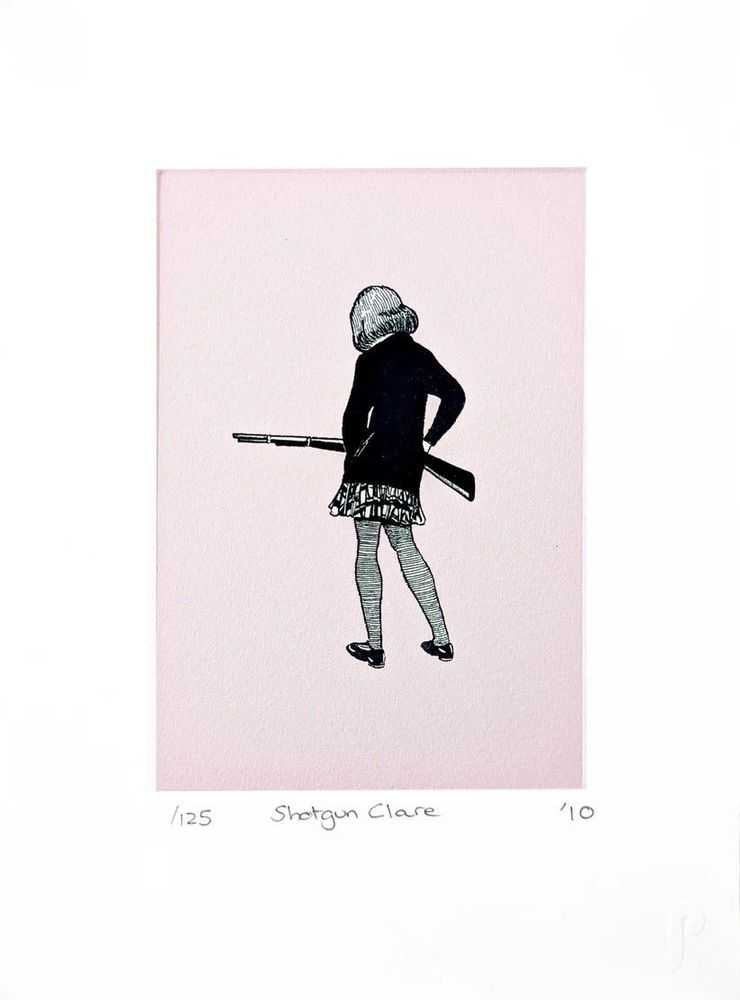 Ceal Warnants, ‘Shotgun Clare (Pale Pink)’, 2010, Print, Archival Inkjet on Somerset Satin Enhanced 330gsm Paper, null, Numbered