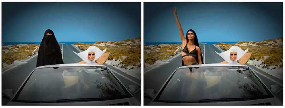 Cecile Plaisance, ‘Thelma & Louise (Color) (L)’, 2019, Print, Lenticular print, null, Numbered
