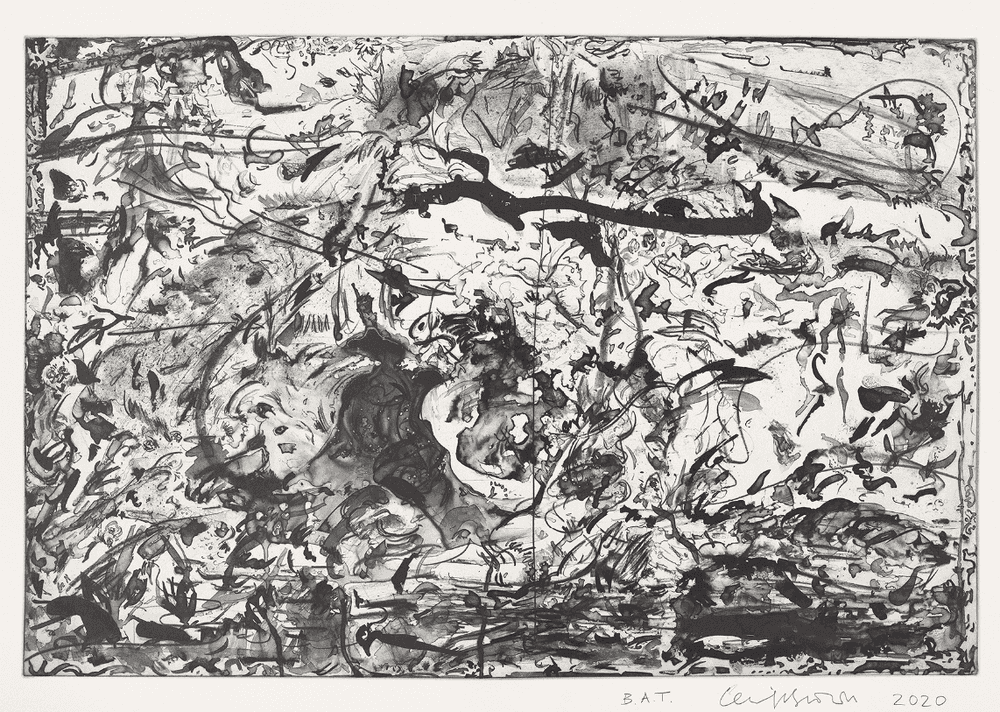 Cecily Brown, ‘Night's Noontime’, 2020, Print, Copper plate etching, null, Numbered