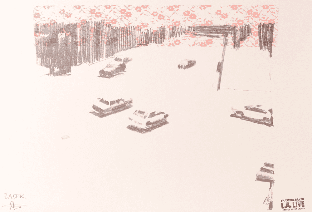 Charming Baker, ‘LA Live (Car)’, 2013, Print, Screenprint in colors on wove paper, null, 