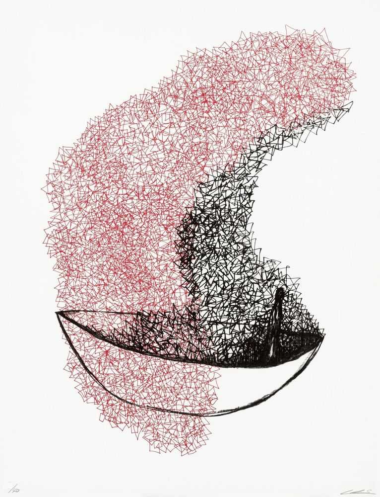 Chiharu Shiota, ‘Navigating into the Unknown’, 2020, Print, Lithograph on paper, null, Numbered