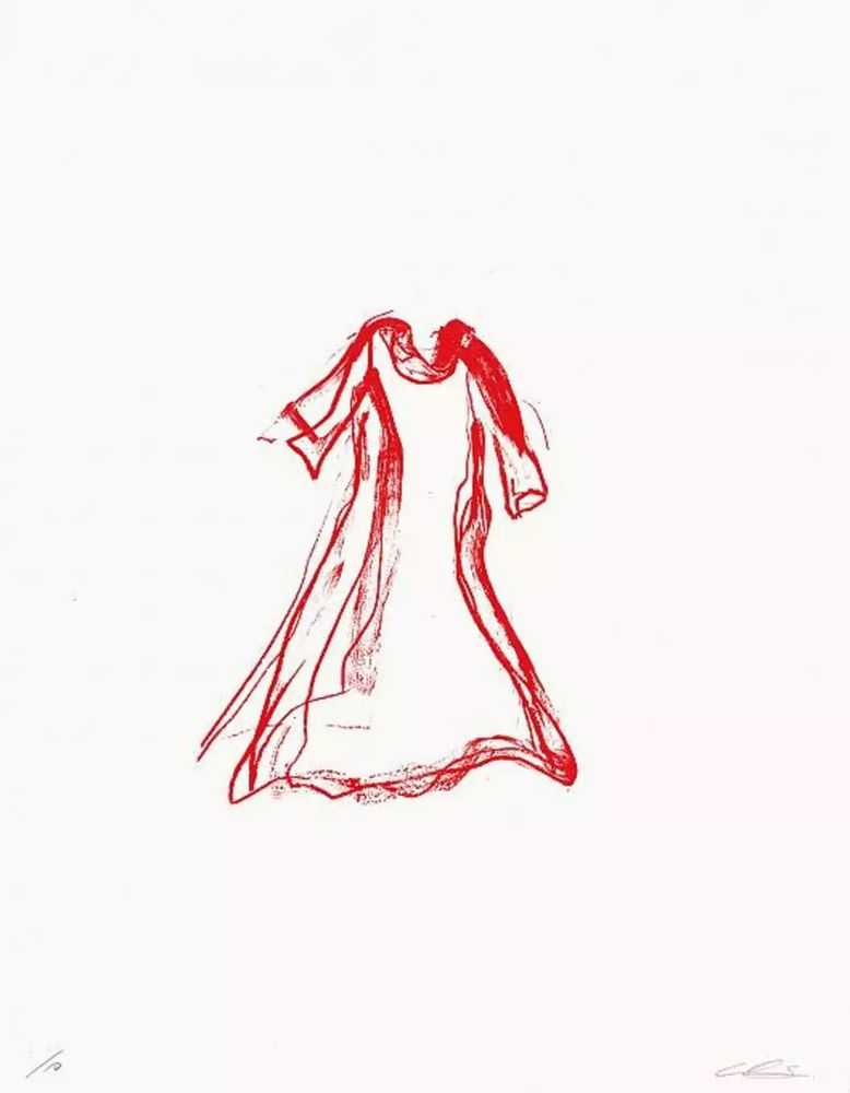 Chiharu Shiota, ‘Red Dress
’, 2015, Print, Lithograph, null, Numbered