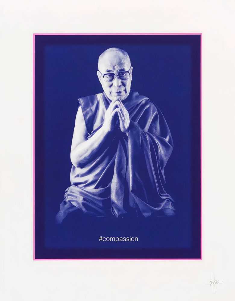 Chris Levine, ‘#Compassion’, 28-05-2020, Print, 3 Colour Silkscreen on Somerset Satin White 410gsm Paper, Jealous Gallery, Dated