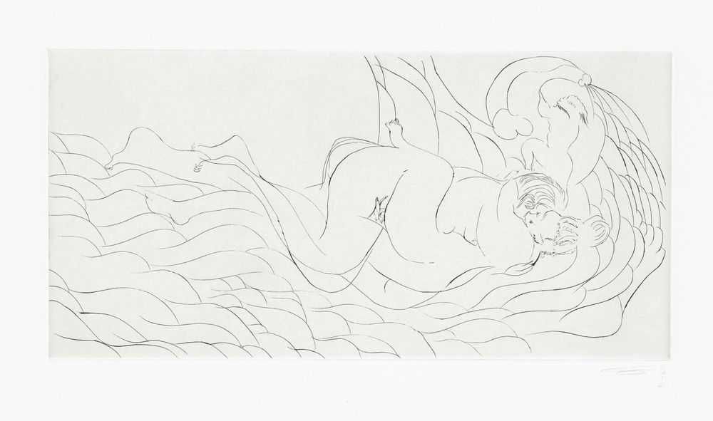 Chris Ofili, ‘Diana and Callisto’, 2012, Print, Drypoint etchings with chine collé, null, Numbered