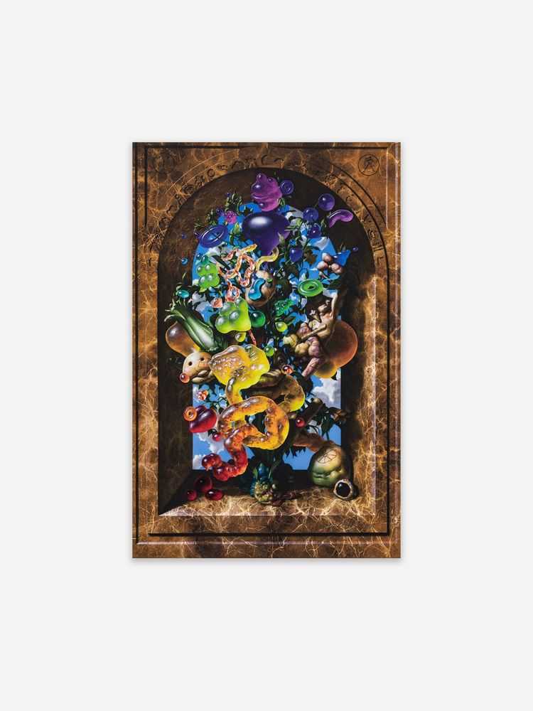 Christian Rex van Minnen, ‘Rainbow Bridge’, 2023, Print, UV pigment print on 410gsm Somerset Tub Sized Radiant White paper, finished with a matte varnish silkscreen seal and high-gloss spot varnish highlights, Avant Arte, 