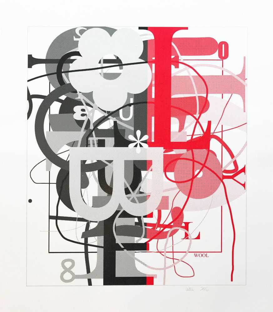 Christopher Wool, ‘Untitled’, 2016, Print, Screenprint, null, Numbered, Dated