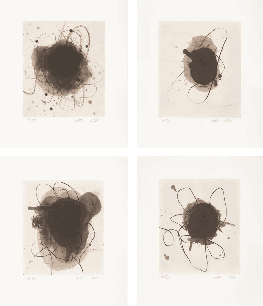 Christopher Wool, ‘Untitled 1 (Portfolio of Intaglios)’, 2021, Print, Intaglios on Arches En Tout Cas paper, Universal Limited Art Editions, Numbered