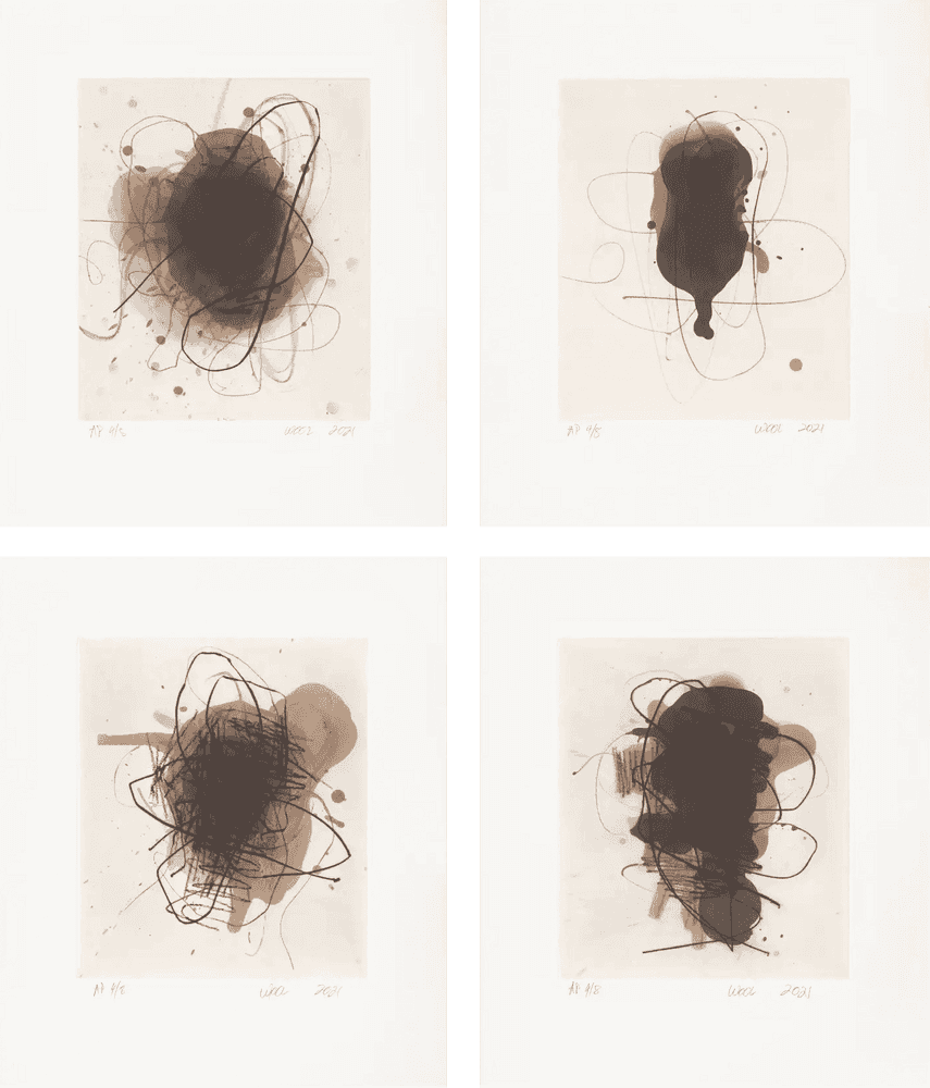 Christopher Wool, ‘Untitled 3 (Portfolio of Intaglios)’, 2021, Print, Intaglios on Arches En Tout Cas paper, Universal Limited Art Editions, Numbered