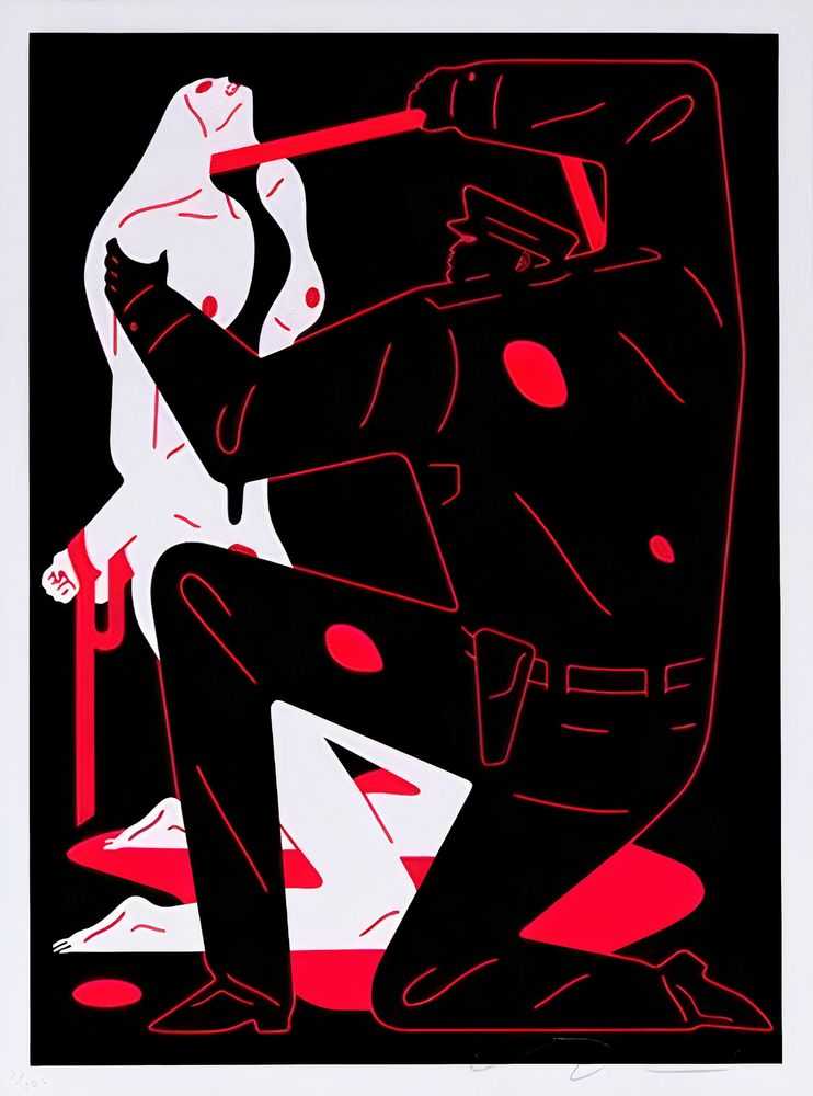 Cleon Peterson, ‘Blood & Soil I’, 02-11-2018, Print, Hand pulled screenprint printed on 290gsm Coventry Rag paper with deckled edges, Self-released, Numbered