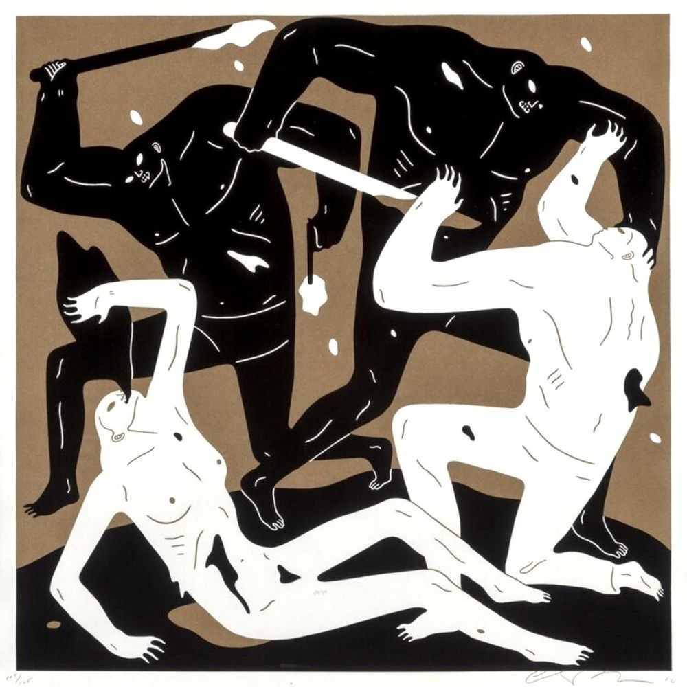 Cleon Peterson, ‘Into The Sun (Dark)’, 02-06-2016, Print, Hand pulled screenprint printed on 290gsm Coventry Rag paper with deckled edges, Self-released, Numbered