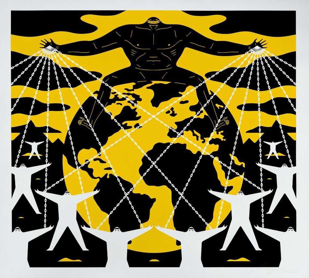 Cleon Peterson, ‘It's Mine’, 03-05-2021, Print, Hand pulled screenprint printed on 290gsm Coventry Rag paper with deckled edges, Self-released, Numbered