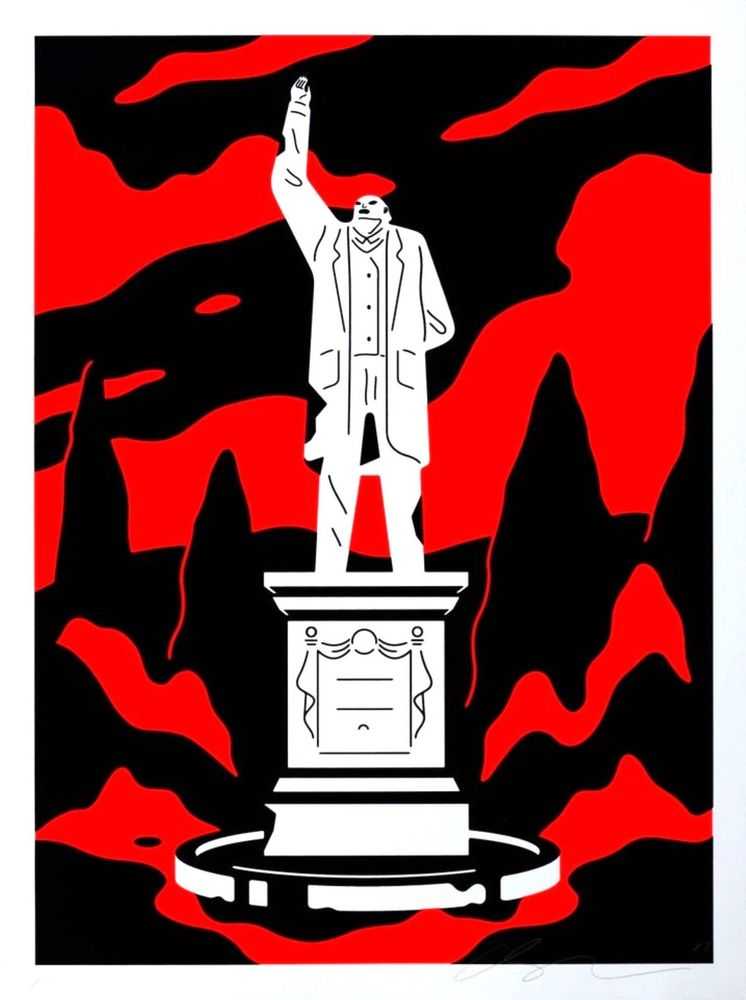Cleon Peterson, ‘Monument To Power, Corruption’, 06-07-2019, Print, Hand pulled screenprint printed on 290gsm Coventry Rag paper with deckled edges, Self-released, Numbered