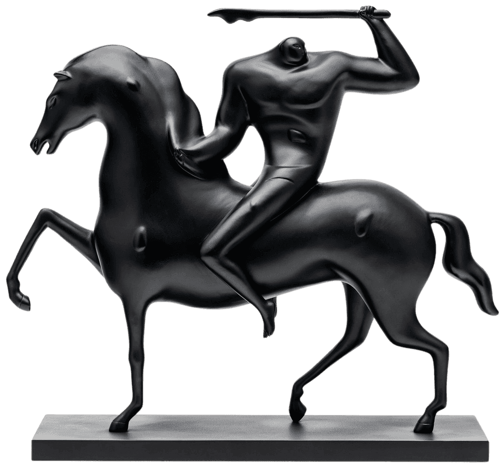 Cleon Peterson, ‘The Return, in Aeternum’, 20-06-2022, Sculpture, Bronze sculpture with aluminum base, Avant Arte, Numbered