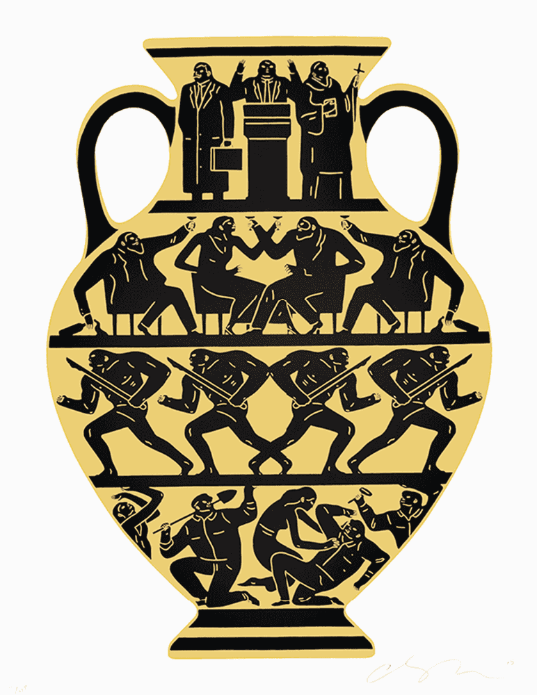 Cleon Peterson, ‘Trump 2017 (White)’, 19-01-2017, Print, Hand pulled screenprint printed on 290gsm Coventry Rag paper with deckled edges, Self-released, Numbered