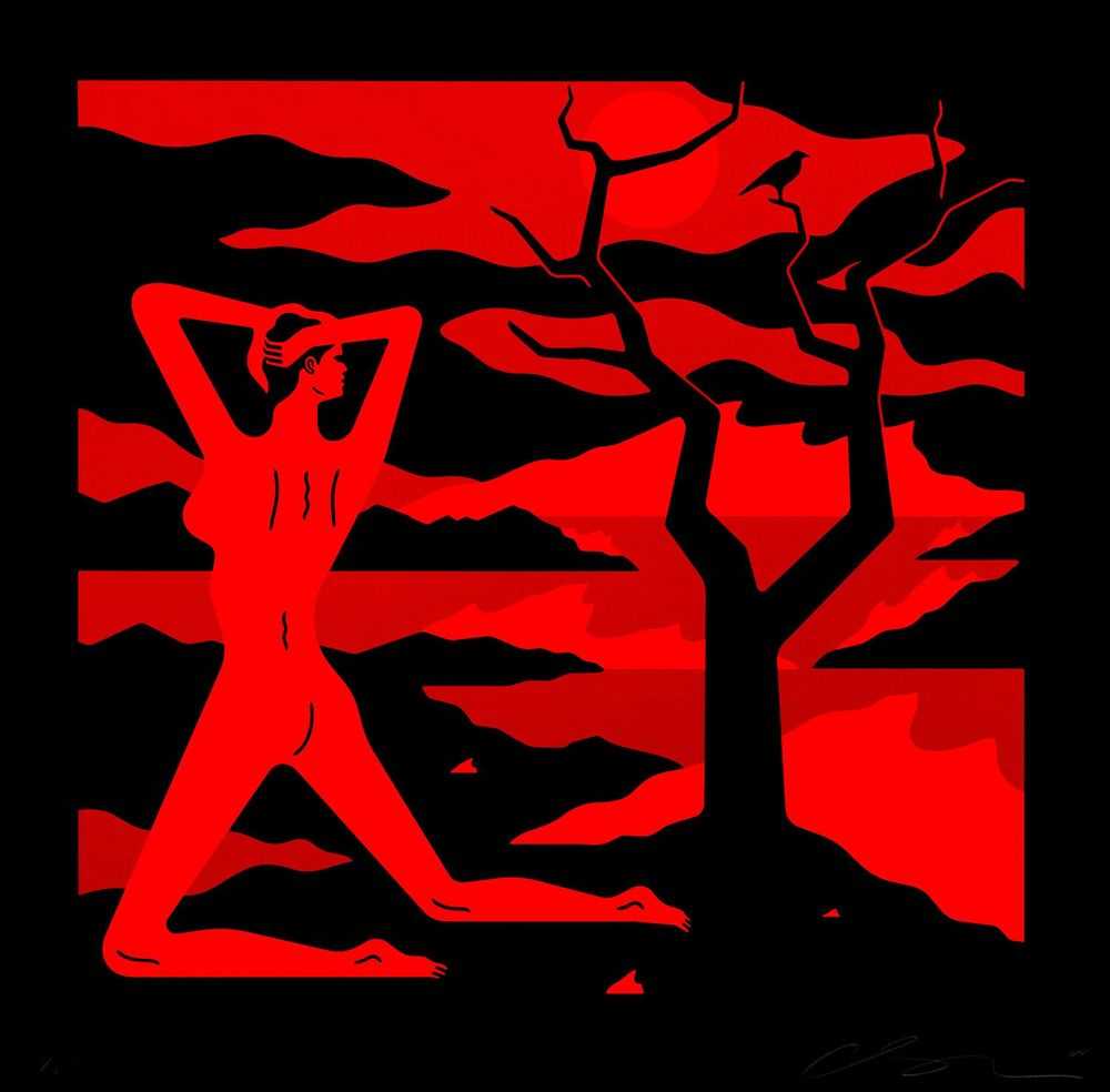 Cleon Peterson, ‘WASTELAND (Black)’, 29-08-2022, Print, Hand pulled screenprint printed on 290gsm Coventry Rag paper with deckled edges, Self-released, Numbered
