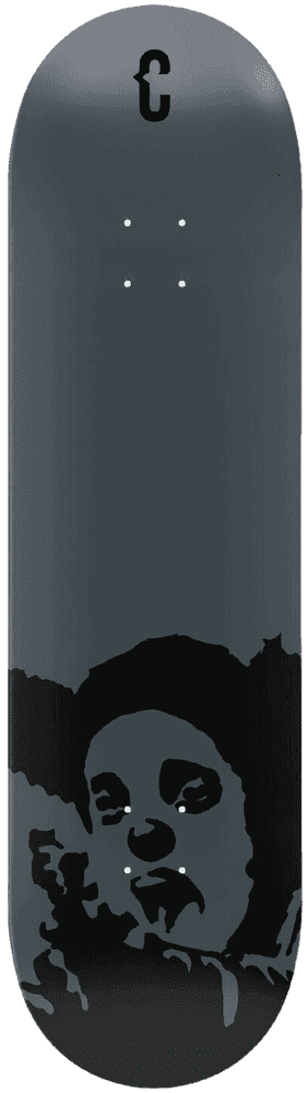 Clown Skateboards, ‘Manifesto Dub (Black)’, 2021, Collectible, Screenprint on 7-ply Canadian Maple, Clown Skateboards, 