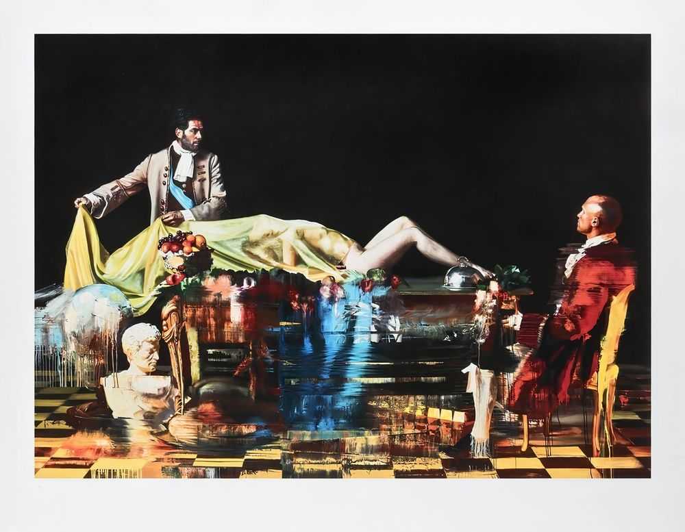 Conor Harrington, ‘The Unveiling’, 17-09-2014, Print, Archival pigment print with screenprintgloss on Somerset Satin 330gsm paper, Lazinc, Numbered
