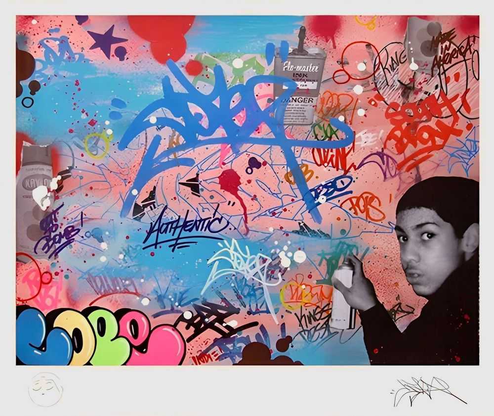 Cope2, ‘Authentic’, 09-07-2011, Print, Giclee Print, Dirty Pilot, Numbered