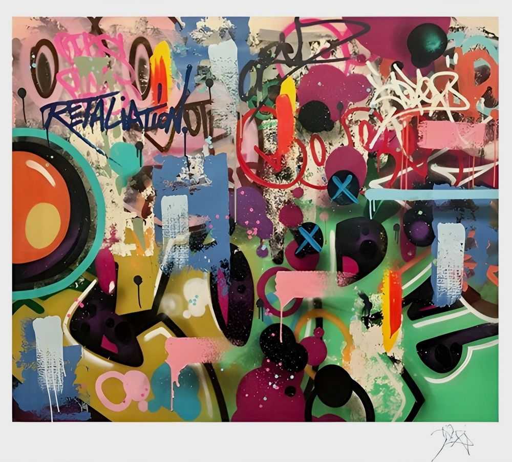 Cope2, ‘Retaliation’, 22-02-2019, Print, Giclee Print, Dirty Pilot, Numbered