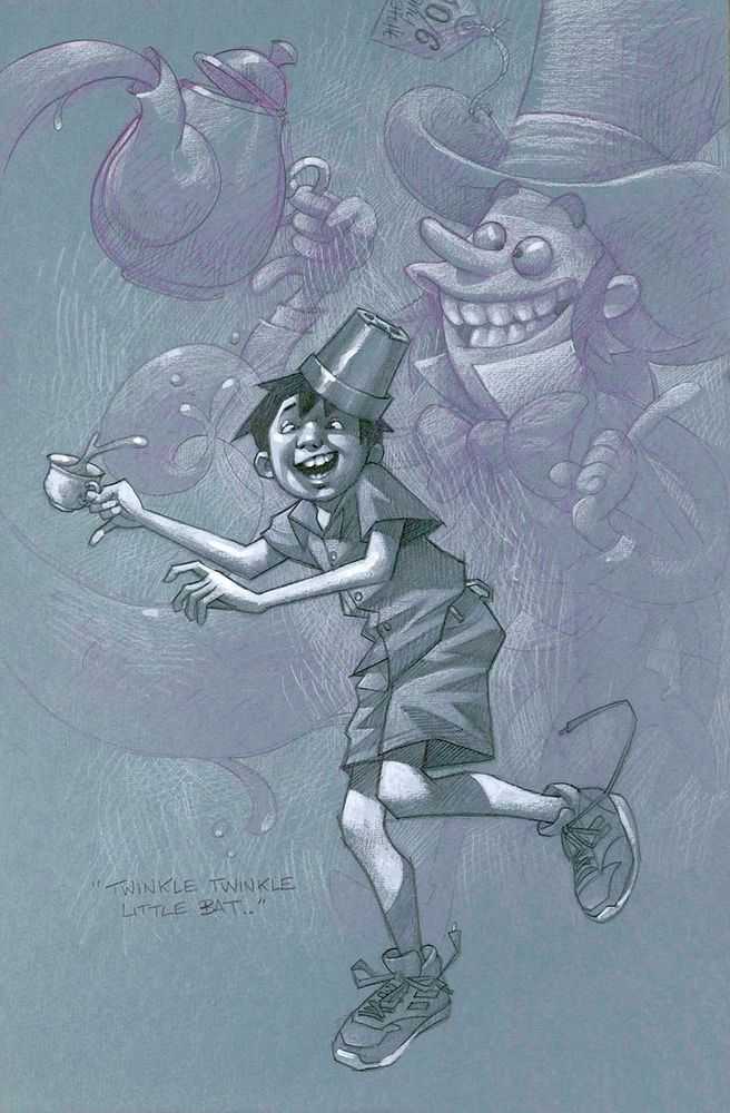 Craig Davison, ‘Twinkle, Twinkle, Little Bat… (Sketch)’, 2015, Print, Giclee on paper, Castle Fine Art, Numbered, Framed