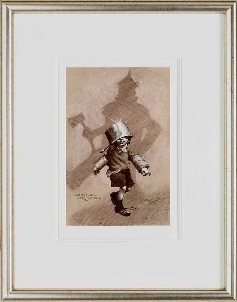 Craig Davison, ‘Why it's a Man... A Man Made out of Tin!’, 2014, Print, Giclee on paper, Castle Fine Art, Numbered, Framed