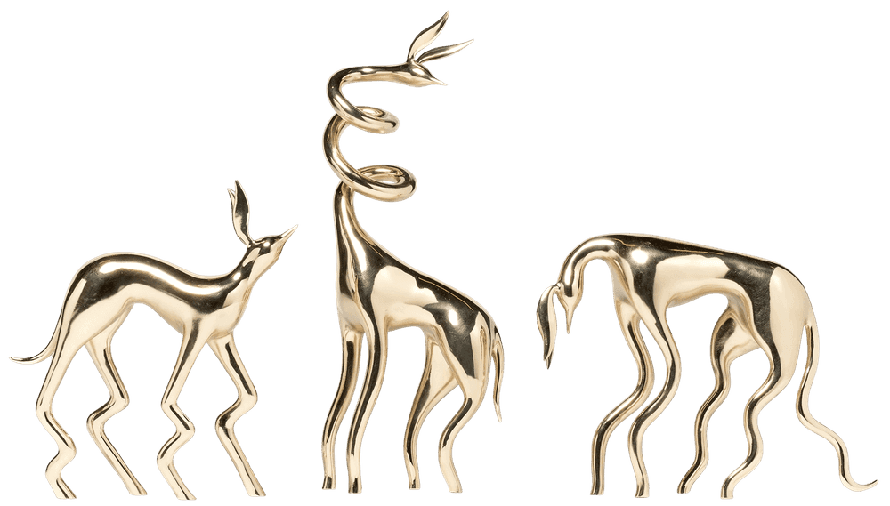 Parra, ‘Three Bronze Friends’, 11-05-2023, Sculpture, Polished bronze, Case Studyo, Numbered
