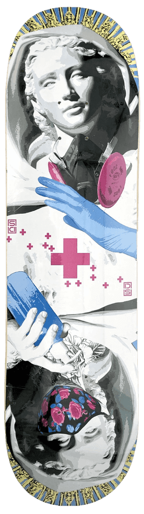 DS, ‘Heal Mary Skateboard Deck’, 2020, Collectible, Screen print on 7-ply Canadian Maple hardwood skateboard deck., null, 