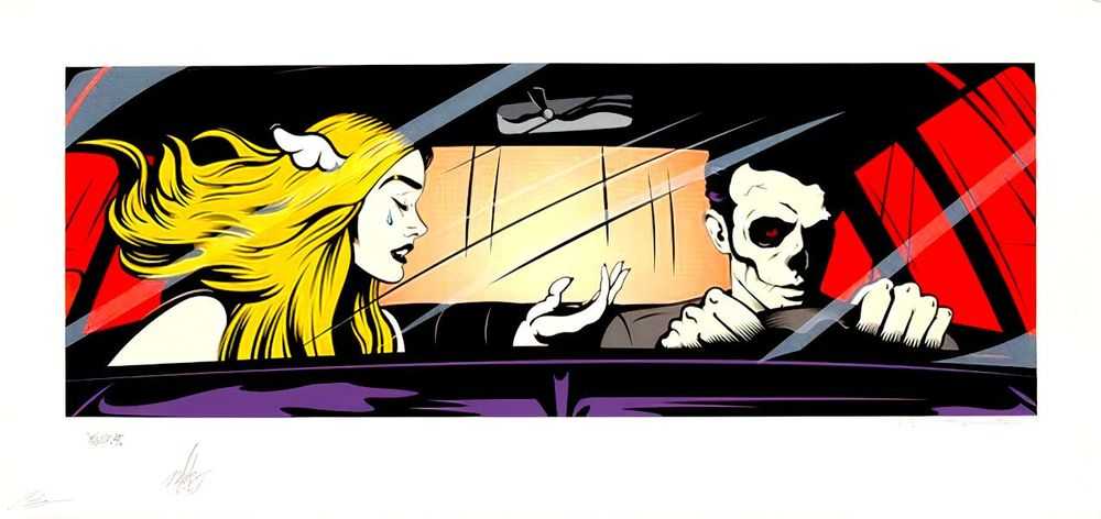 D*Face, ‘Drive Bye Shouting (Blink 182)’, 20-07-2017, Print, 15 Colour screenprint on Cotton paper, Stolen Space, Numbered
