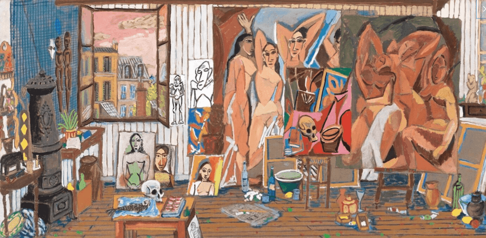 Damian Elwes, ‘Picasso’s Studio at the Bateau Lavoir’, 2018, Print, Screen Print, null, 